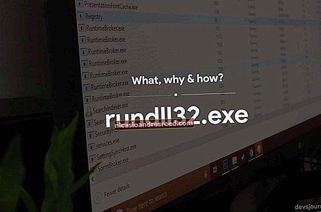 Mis on rundll32.exe ja miks see töötab?