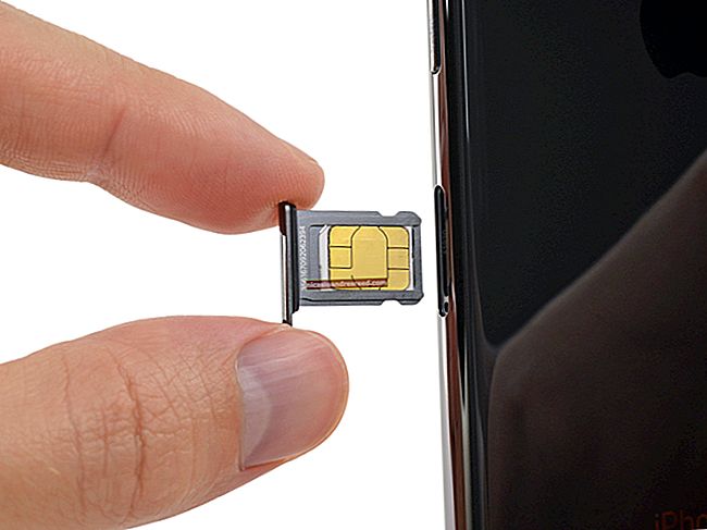 SIM-kaardi eemaldamine või installimine iPhone'i