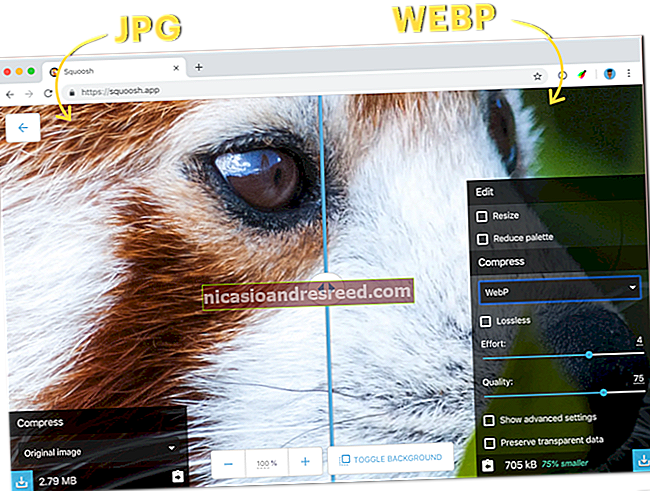Google'i WEBP-piltide salvestamine JPEG või PNG-vormingus