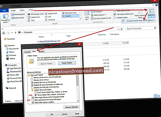 Peidetud failide ja kaustade kuvamine operatsioonisüsteemis Windows 7, 8 või 10