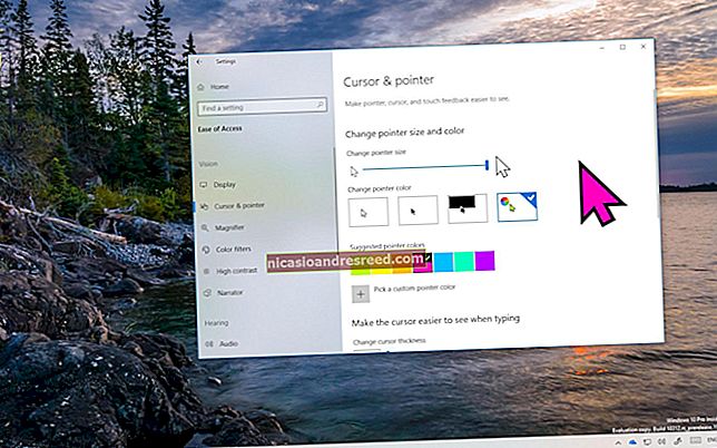 Kuidas muuta hiire kursori värvi ja suurust Windows 10-s